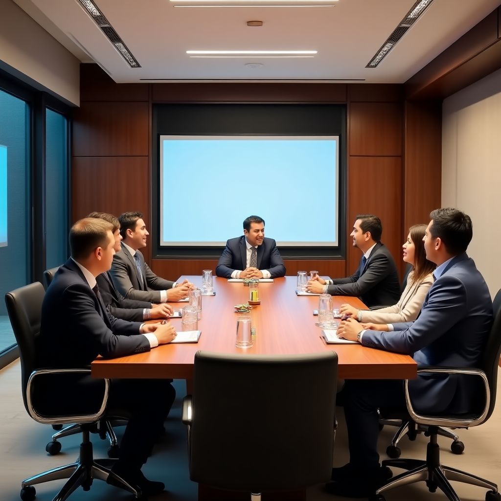 Reunión estratégica del equipo directivo